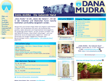 Tablet Screenshot of danamudra.org